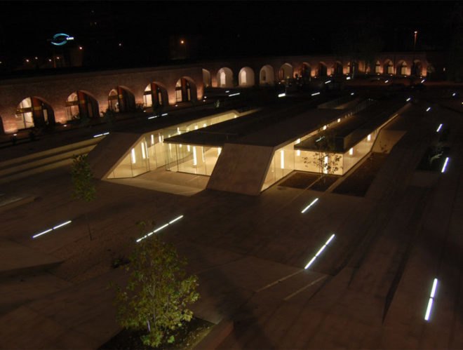 ARCHAEUS, green plaza, urban renewal,green renovation, Bastion Theresia Timisoara, Green building Romania, concrete albado, green roof, fortress retrofit, defensive retrofit,