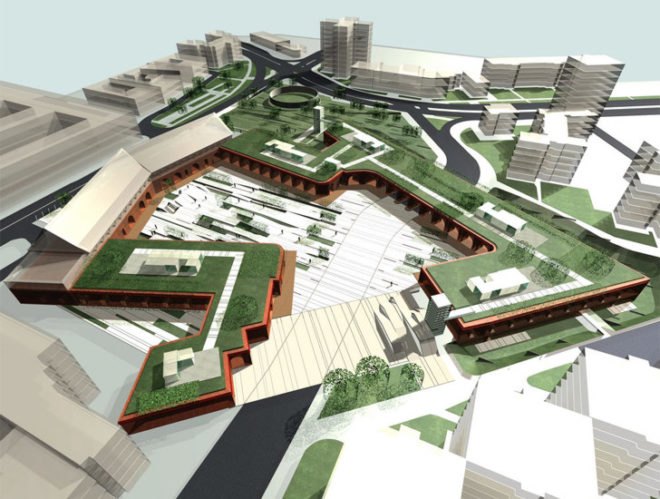 ARCHAEUS, green plaza, urban renewal,green renovation, Bastion Theresia Timisoara, Green building Romania, concrete albado, green roof, fortress retrofit, defensive retrofit,