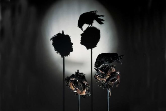 Recycled Materials, Art, taxidermy, found objects, recycled objects, british art, controversial art, Tim Noble & Sue Webster, recycled packaging, scrap metal, crazy art, dead animals, found objects, shadow paintings, british wildlife