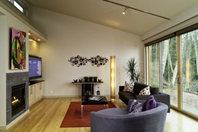 Vashon Island Glidehouse, Blu Homes, glidehouse, prefab, prefab home,
