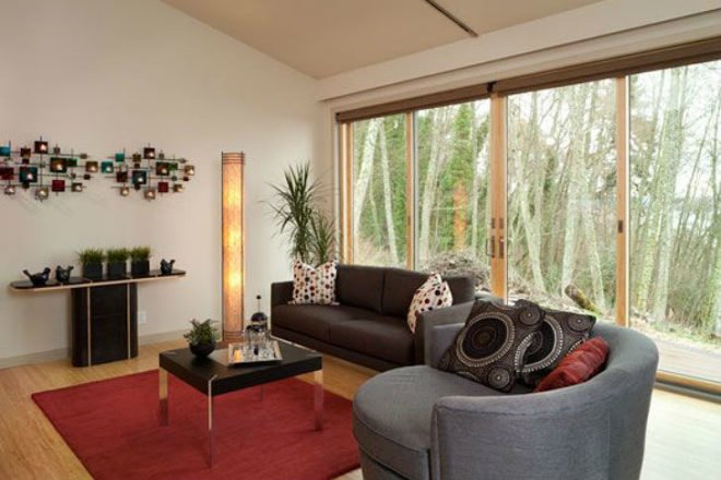 Vashon Island Glidehouse, Blu Homes, glidehouse, prefab, prefab home,