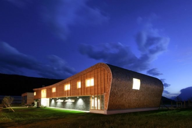 WLV Leizen, Kreiner Architektur, austria, avalanche center, sustainable construction, flood and avalanche control center