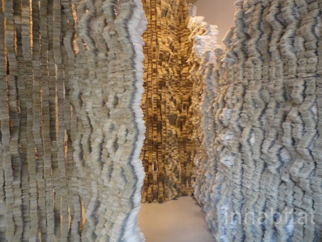 Chelsea, Cheslea art district, Chelsea Gallery, Paul Kasmin Gallery, Bottle cap sculpture, Will Ryman, eco art, recycled art, upcycled art, recycled sculpture, paintbrush wall, paint brush labyrinth