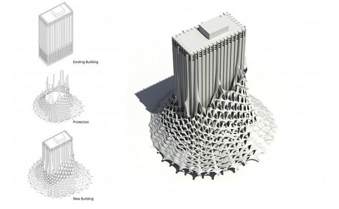 green design, eco design, sustainable design, climate change, Lower Manhattan, Flood relief, Tingwei Xu, Xie Zhang