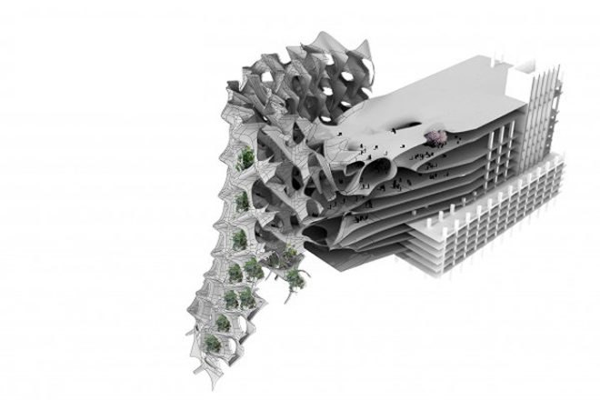 green design, eco design, sustainable design, climate change, Lower Manhattan, Flood relief, Tingwei Xu, Xie Zhang