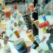 green design, eco design, sustainable design, Cheryl McGinnis, Flatiron Building, Flatiron Arts Space, Gwyneth Leech, Upcycled paper cups, public art installation, Sprint Art Space
