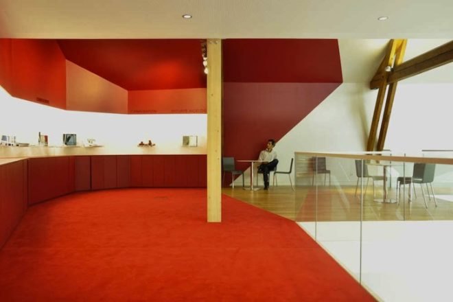 Encore Heureux, DomoLab, France, solar power, 19th century barn, Saint-Gobain, research center, green design, energy efficiency, thermal insulation, glazing, insulation, green design, sustainable design, eco-design, airtight, heat transfer