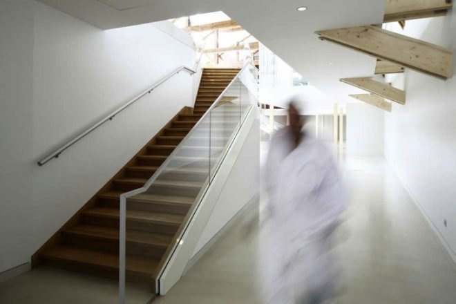 Encore Heureux, DomoLab, France, solar power, 19th century barn, Saint-Gobain, research center, green design, energy efficiency, thermal insulation, glazing, insulation, green design, sustainable design, eco-design, airtight, heat transfer