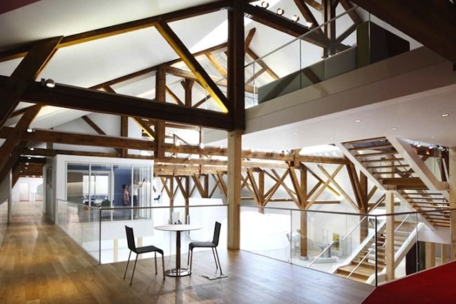 Encore Heureux, DomoLab, France, solar power, 19th century barn, Saint-Gobain, research center, green design, energy efficiency, thermal insulation, glazing, insulation, green design, sustainable design, eco-design, airtight, heat transfer