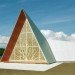 UPM, lilja, sustainable design, temporary meditation centrer, finnish design, prefab structure, plywood design, green building design, transportable chapel finland