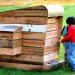Modern Coop, Wright Design Office, John Wright, chickens, chicken coop, recycled materials, reclaimed wood, urban chicken coop, Portland