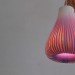 Paula Arntzen, Bulbous Paper Lamps, paper lamp design, lighting fixtures, green paper lamp, sculptural lamp design