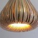 Paula Arntzen, Bulbous Paper Lamps, paper lamp design, lighting fixtures, green paper lamp, sculptural lamp design