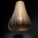 Paula Arntzen, Bulbous Paper Lamps, paper lamp design, lighting fixtures, green paper lamp, sculptural lamp design