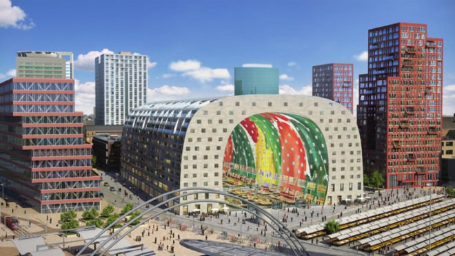 mvrdv, mvrdv anton wubben, interview mvrdv, interview anton wubben, green design, rotterdam market hall, european market hall, market hall architecture, Markthal Rotterdam, green markets, netherlands architecture