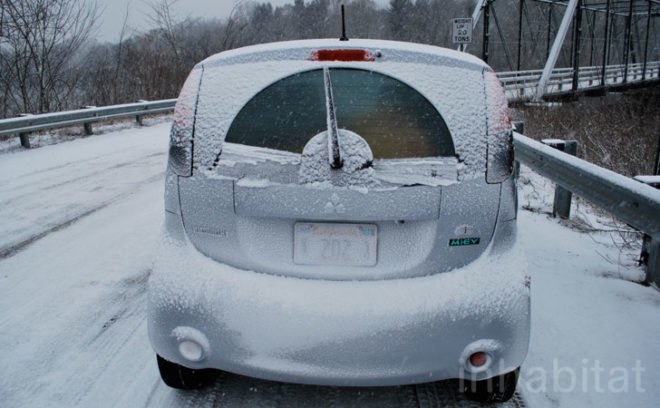 Mitsubishi i, Mitsubishi, i EV, electric car, electric vehicle, plug-in vehicle, green car, green vehicle, green transportation, green automotive design, test drive, Laura Cowan, Laura K. Cowan
