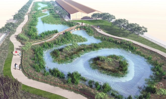 South Los Angeles Wetland Park, los angeles, constructed wetlands, wetlands, storm water, pollution reducing wetlands, los angeles green design