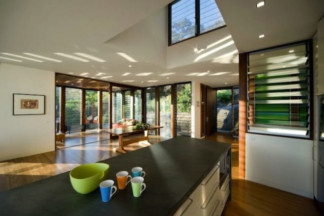 Treehouse, Jackson Clements Burrows, Fibro Shack, vernacular architecture, victoria, australia, separation creek, minimalist design, cantilevering, green design, sustainable design, eco-design, daylighting