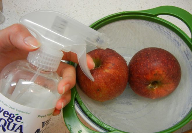 vege aqua, fruit wash, vegetable wash, inhabitat review, fruit and veggie wash, fruit rinse, clean vegetables, e coli, bacteria on fruits, wash produce, produce wash