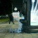 luzinterruptus, recycled artwork, art collective, public art installation, artistic intervention, reused container art