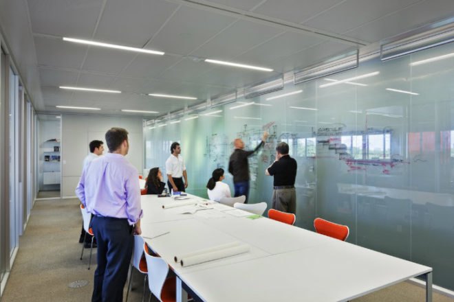 1315 Peachtree, Perkins Will, highest scoring leed platinum project, leed platinum, eco offices, atlanta, green offices