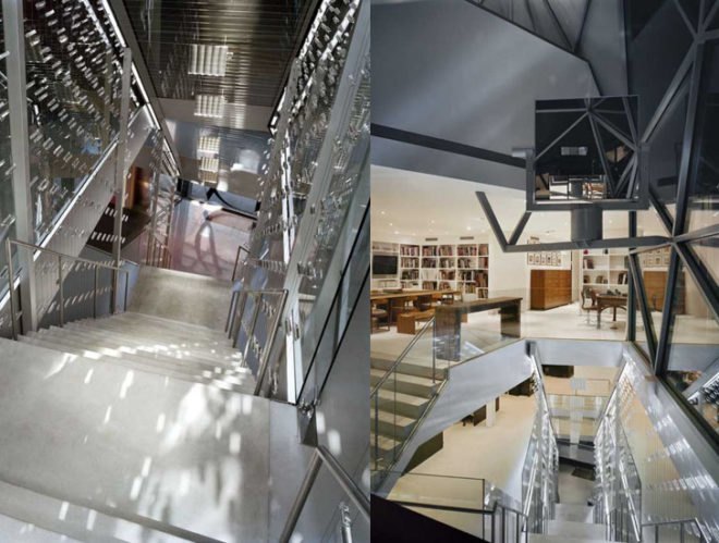 green design, eco design, sustainable design, DVF, Work Architecture, Meatpacking, Diane von Furstenberg, flagship store, Stairdelier, Heliostat Mirror, roof garden, adaptive reuse nyc, Swarovski Crystals, DVF Flagship