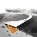 Amsterdam Iconic Pedestrian Bridge Winner, pedestrian bridge, competition winner, underwater bridge, circular bridge, pedestrian friendly design