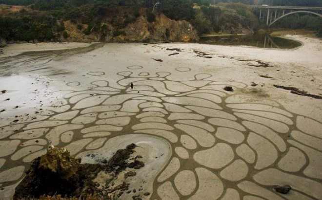 Andres Amador, Sand Painting, Sand Drawing, Sustainable Art, Eco Art, Ocean Inspired Art, San Francisco