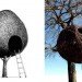 Treehouses, biomimicry, Botanical, green furniture, Green Materials, Recycling / Compost, Animal Farm, human nest, nest, hanging nest, bark, branches, Porky Hefer, biodegradable pod, retreat pod