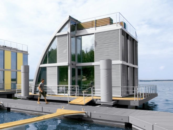 Ar-Che Aqua Floathome, Steeltec37, floating houses, floating home, germany, lausitz resort,