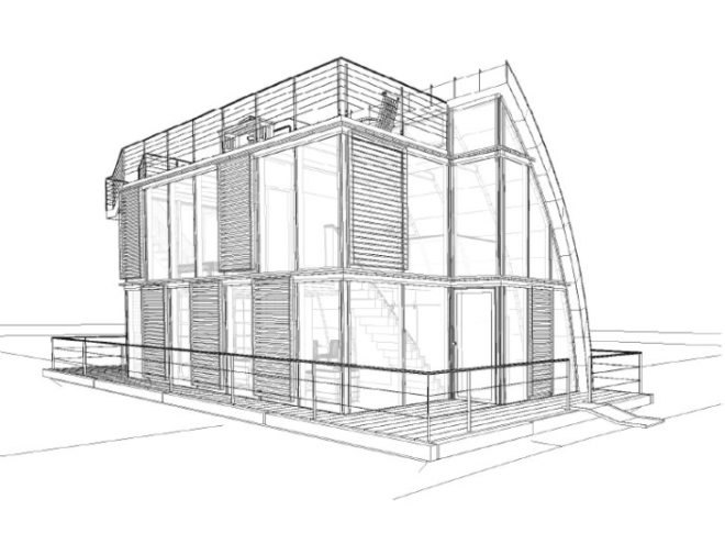 Ar-Che Aqua Floathome, Steeltec37, floating houses, floating home, germany, lausitz resort,