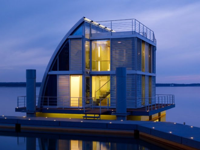 Ar-Che Aqua Floathome, Steeltec37, floating houses, floating home, germany, lausitz resort,