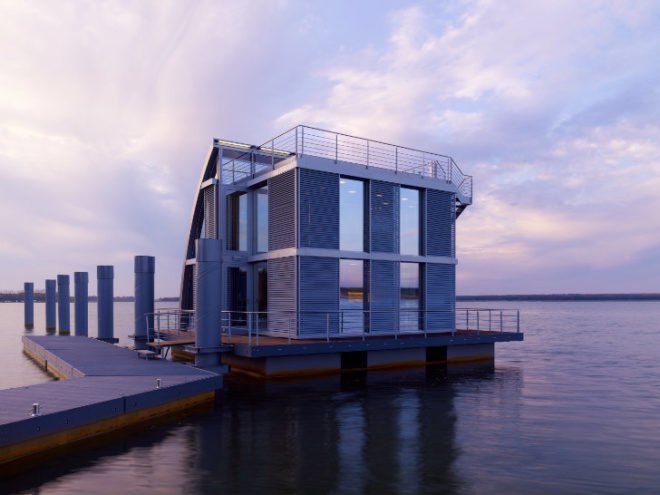 Ar-Che Aqua Floathome, Steeltec37, floating houses, floating home, germany, lausitz resort,