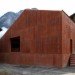 green design, eco design, sustainable design, Scharans, Switzerland, Atelierhouse Bardill, adaptive reuse, Valerio Olgiati, music studio, open air studio, circular cut out