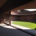 green design, eco design, sustainable design, Scharans, Switzerland, Atelierhouse Bardill, adaptive reuse, Valerio Olgiati, music studio, open air studio, circular cut out
