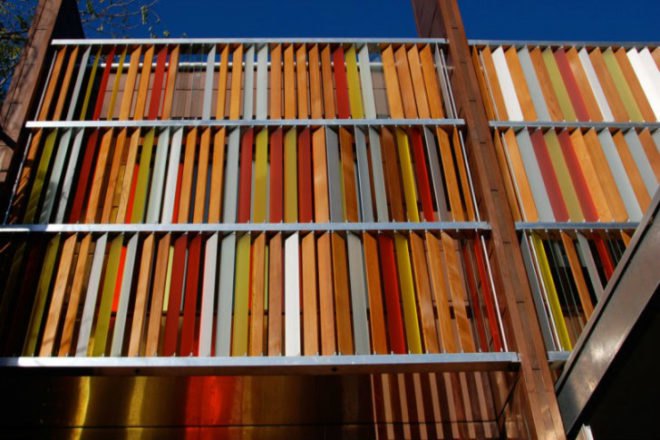 Broadway House, Marcus O'Reilly Architects, green renovation, louvered shade screen, sun screen, shade screen