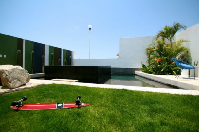 Casa Gavion, collectivo Mx, baja, mexico, gabion wall, gabion wall home, eco home,