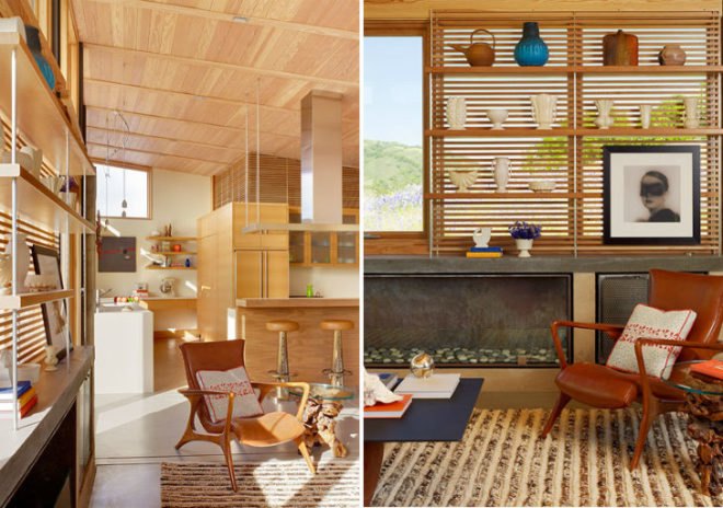 Caterpillar House, Feldman Architecture, rammed earth house, leed platinum house, eco house