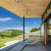 Caterpillar House, Feldman Architecture, rammed earth house, leed platinum house, eco house