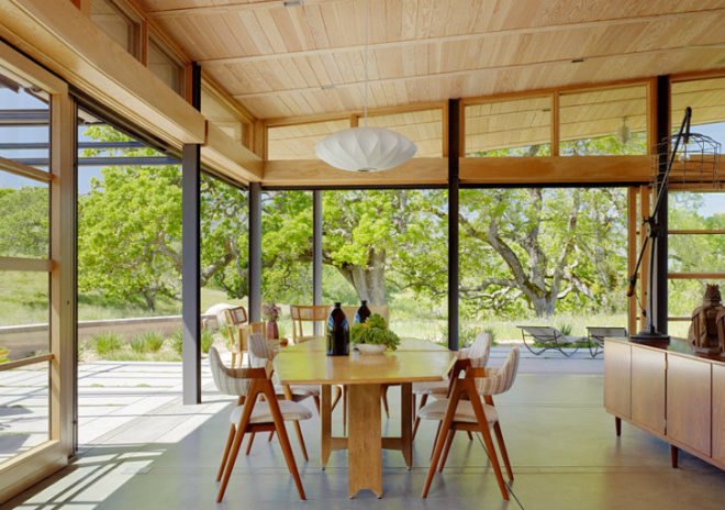 Caterpillar House, Feldman Architecture, rammed earth house, leed platinum house, eco house