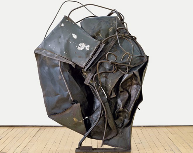 green design, eco design, sustainable design, recycle art, recycled materials, John Chamberlain, recycled cars, car sculptures, Guggenheim Museum, Museum Mile