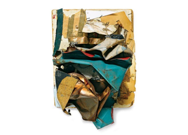 green design, eco design, sustainable design, recycle art, recycled materials, John Chamberlain, recycled cars, car sculptures, Guggenheim Museum, Museum Mile