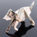 art, recycled materials, Craig Folds Five, origami money, origami, money, origami animals, us dollars