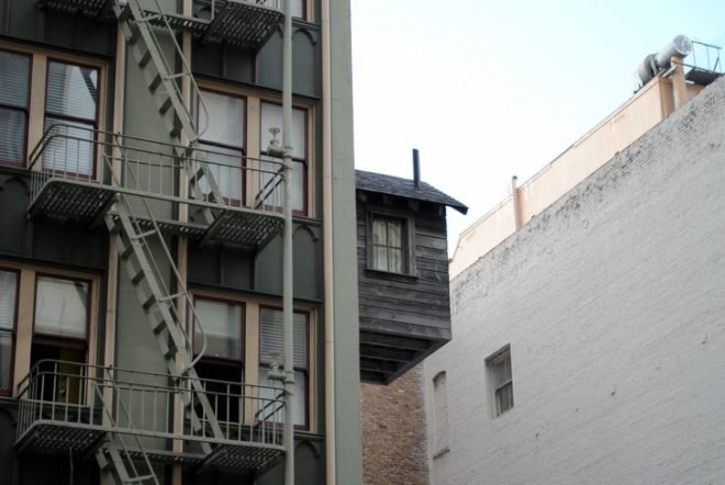 San Francisco, Manifest Destiny, Jenny Chapman, Mark Reigelman, Public Art, Cabin, Urban Design