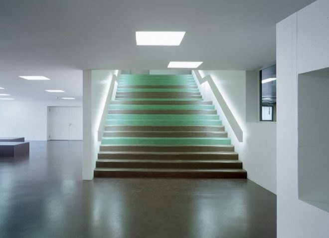 ESGE Secondary School in Switzerland, IPAS, education, green design, eco-design, sustainable design, inspired by nature, Tetris, pixelated, daylighting, humidity, forest, natural ventilation