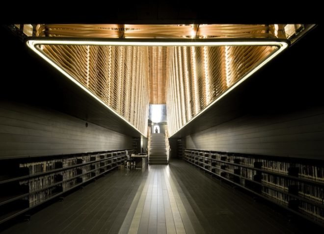 ch+qs, Madrid, Avant Garde, Matadero, Matadero Theater, LED lights, LED tubes, film, theater, Spain, green design, green renovation, eco-design, sustainable design, budget theater, movie theater in spain, green lighting