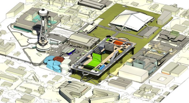 green design, eco design, sustainable design, Erick Kristanto, Seattle Urban Intervention Competition, Urban ISland Prototype 01, elevated pavilion, reorganized park space, public park space