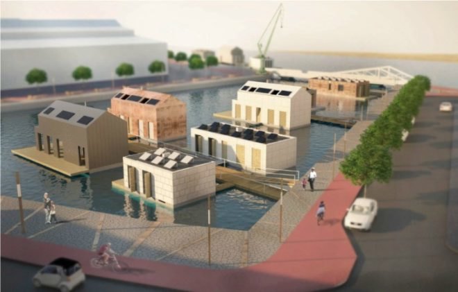 Monika Wierzba, floating eco house, sustainable design, green building design, environmentally friendly architecture