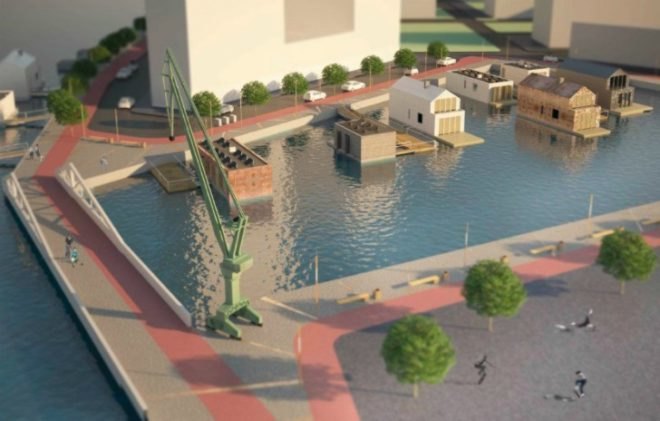 Monika Wierzba, floating eco house, sustainable design, green building design, environmentally friendly architecture