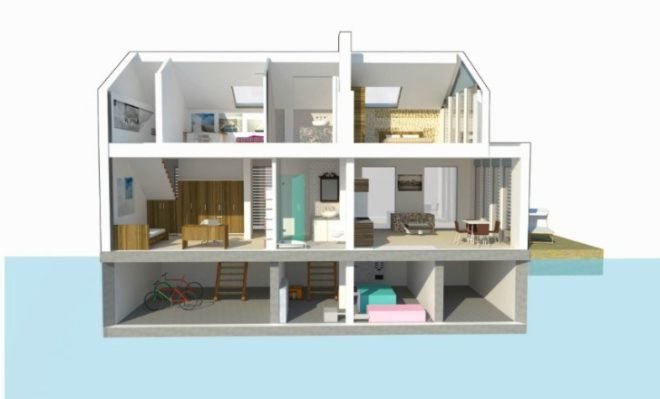 Monika Wierzba, floating eco house, sustainable design, green building design, environmentally friendly architecture